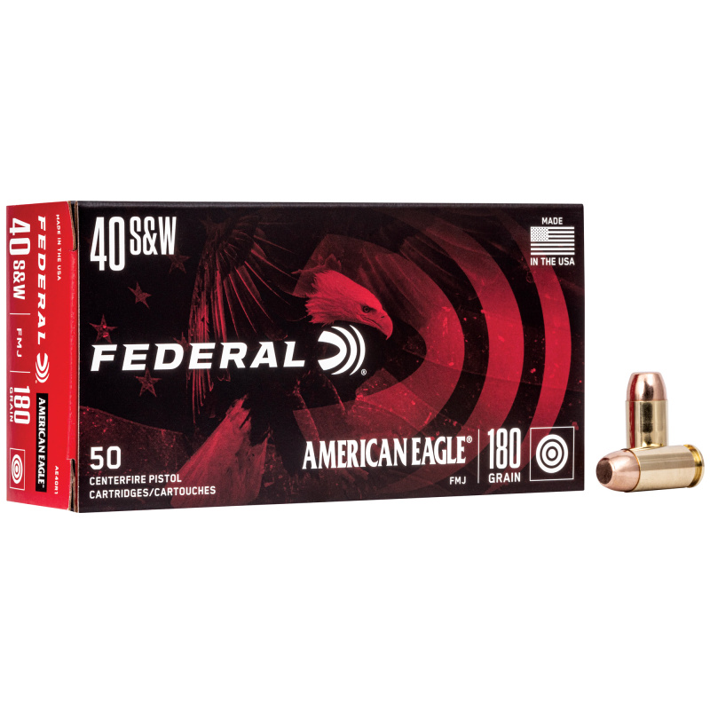 American Eagle .40 Smith & Wesson 180 Grain Full Metal Jacket