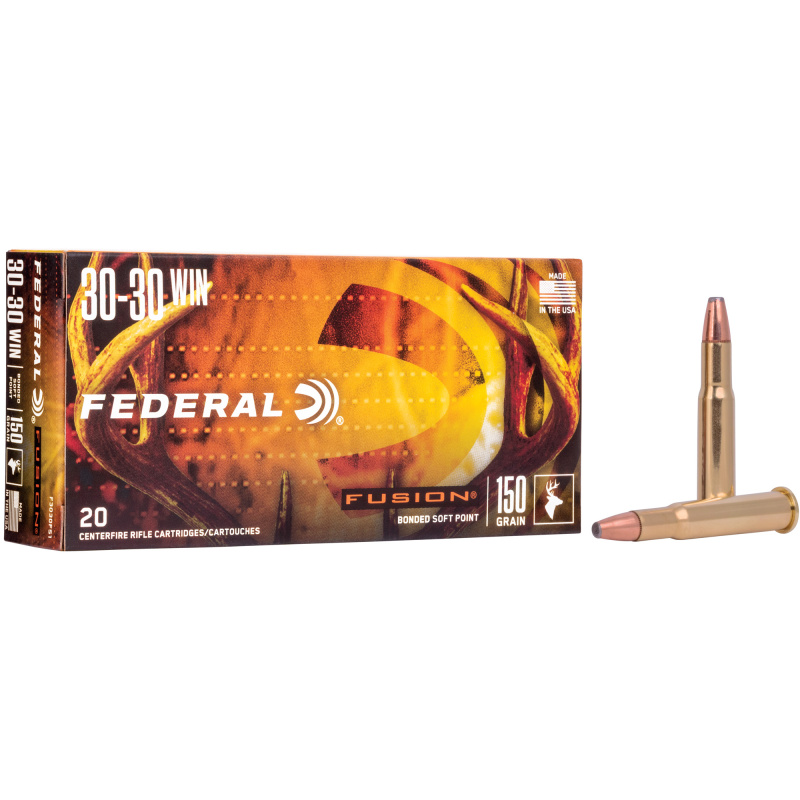 .30-30 Winchester 150 Grain Fusion Flat Nose