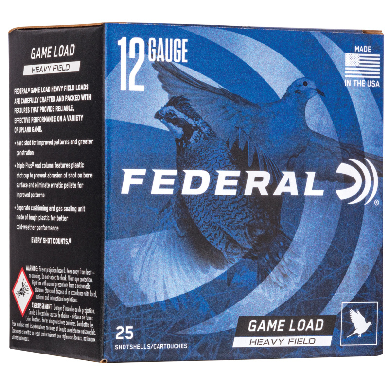 GAME-SHOK HVY FIELD 12GA 2.75 1-1/8OZ #6 25