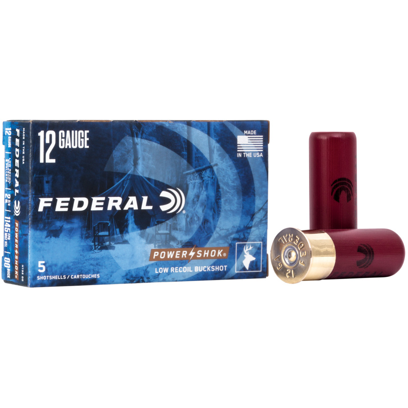 Power-Shok 12 Gauge 2.75 Inch 1140 FPS 9 Pellets 00 Buck