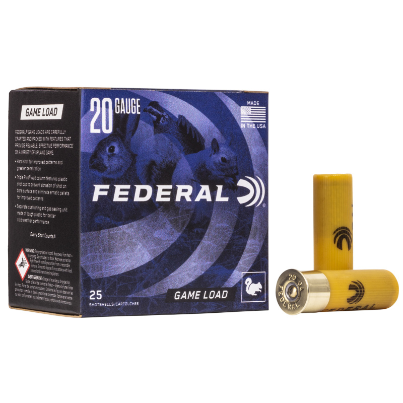 GAME-SHOK GAME 20GA 2.75 7/8OZ #6 25/10