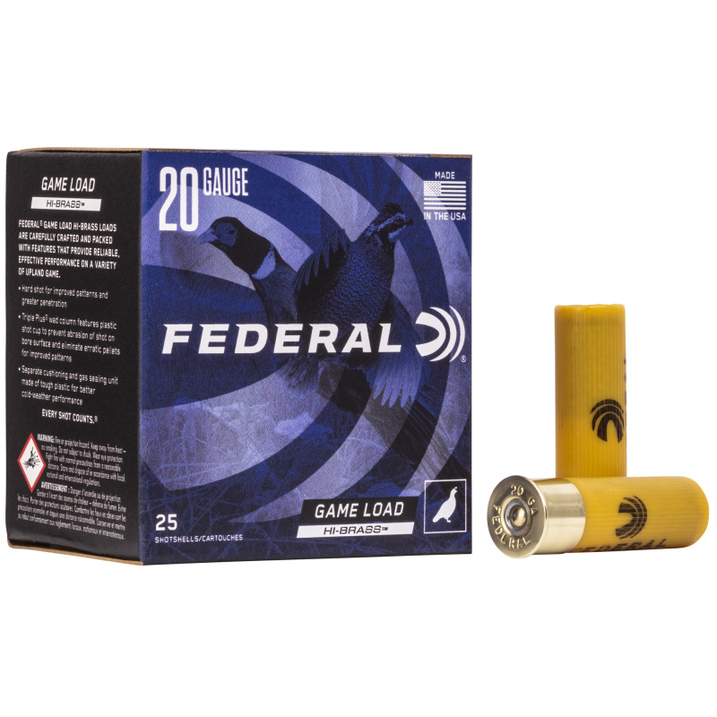 Game-Shok 20 Gauge 2.75 Inch 1220 FPS 1 Ounce 6 Shot