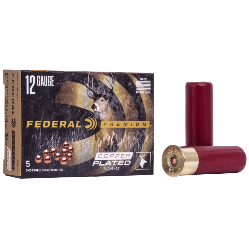 Vital-Shok 12 Gauge 3 Inch 1225 FPS 10 Pellets 000 Buck