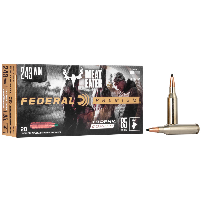 Vital-Shok .243 Winchester 85 Grain Trophy Copper