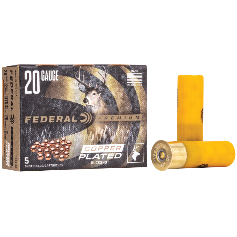 Vital-Shok 20 Gauge 2.75 Inch 1100 FPS 20 Pellets 3 Buck