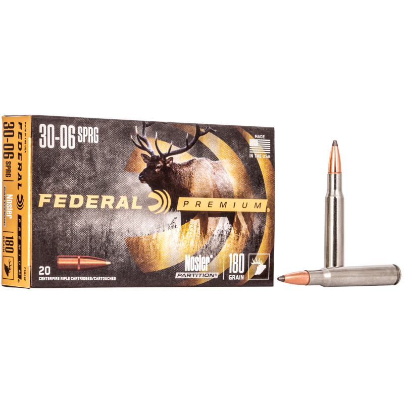 Vital-Shok .30-06 Springfield 180 Grain Nosler Partition