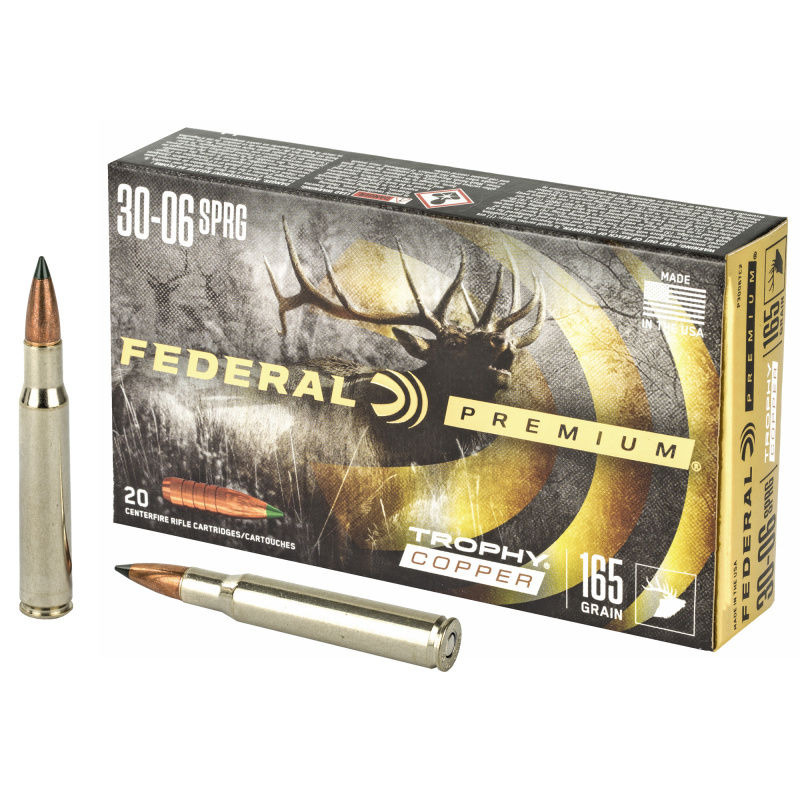 Vital-Shok .30-06 Springfield 165 Grain Trophy Copper