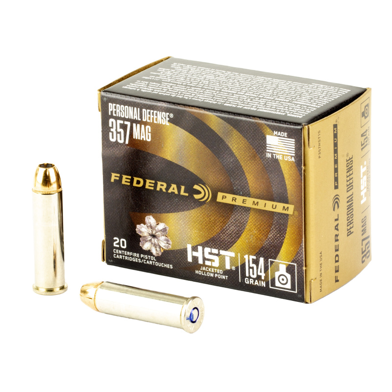357 Magnum, 154Gr, Jacketed Hollow Point, 20, 200 P357HST1S