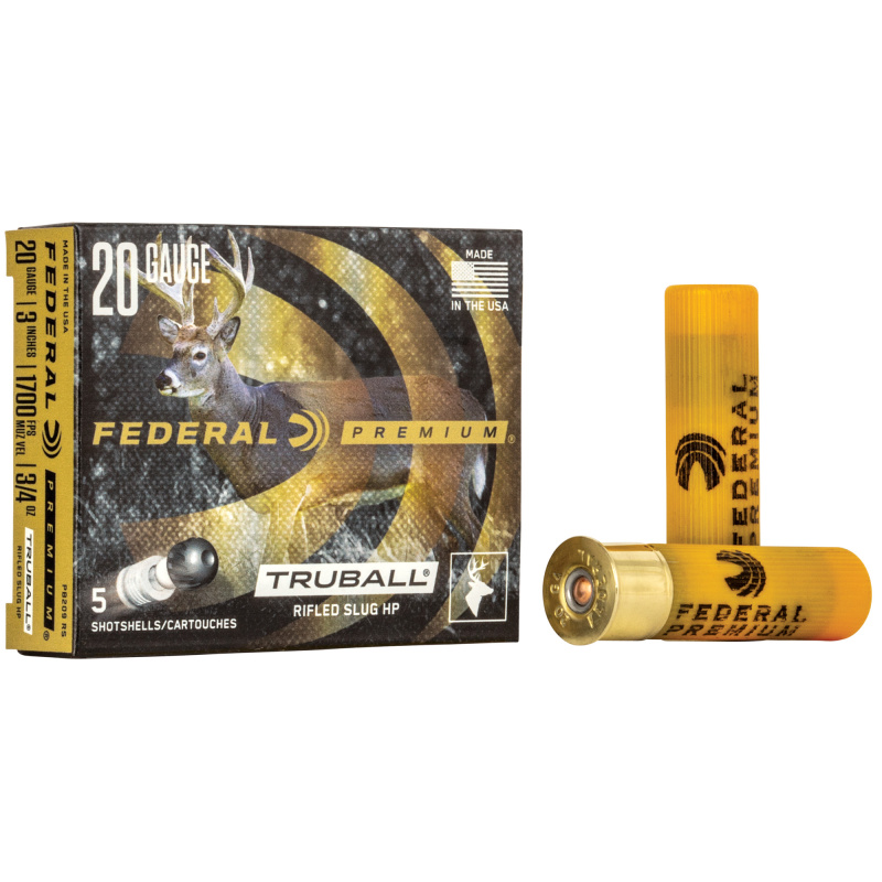 Vital-Shok 20 Gauge 3 Inch 1700 FPS .75 Ounce TruBall Slug