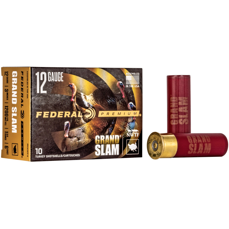 Grand Slam, 12 Gauge, 3", #6, 1.75oz, Flight Control, 10 Round Box PFCX157F 6