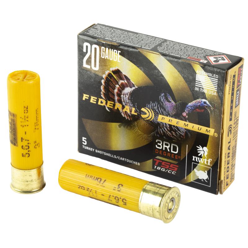 3rd Degree Turkey |20 Gauge, 3", 5/6/7 Shot Combo, 1.75oz, Flight Control, 5 Round Box PTDX258