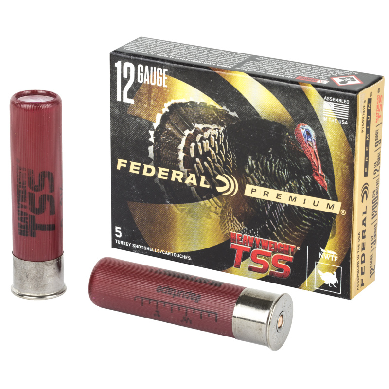 Heavyweight TSS with Flightcontrol Flex, 12 Gauge, 3.5", #9 Shot, 2 1/4oz, 5 Round Box, California Certified Nonlead Ammunition PTSSX191F 9