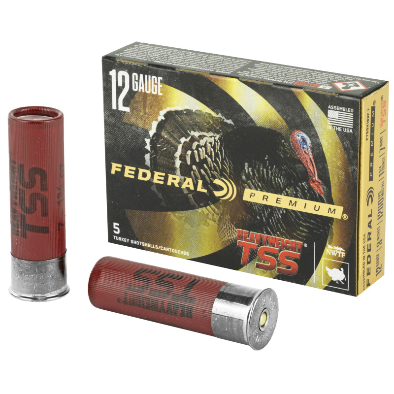 Heavyweight TSS with Flightcontrol Flex, 12 Gauge 3", #7 Shot, 1 3/4oz, 5 Round Box, California Certified Nonlead Ammunition PTSSX193F 7