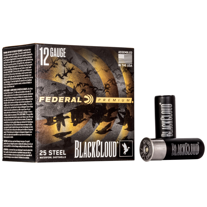 Premium Black Cloud FS Steel 12 Gauge 2.75 Inch 1500 FPS 1.1 Ounce 2 Shot