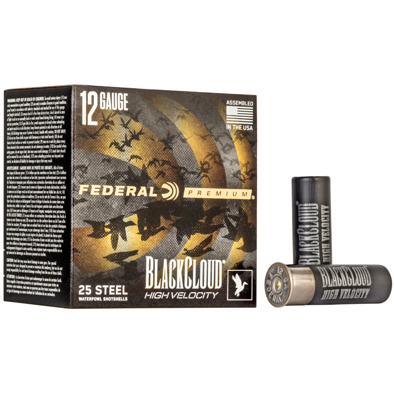 Premium Black Cloud FS Steel High Velocity 12 Gauge 3 Inch 1635 FPS 1.1 Ounce 3 Shot