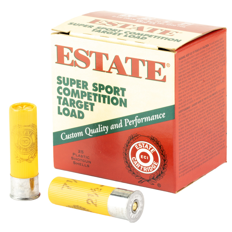 Estate, Super Sport, 20 Gauge 2.75", #7.5, 7/8 oz, 25 Round Box SS2075