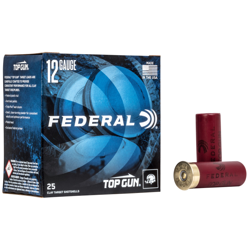 Top Gun, 12 Gauge 2.75", #8, 1oz, 1180 FSP, 25 Round Box TG1218