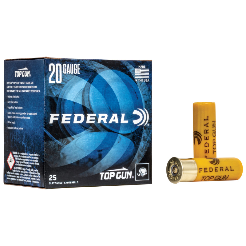 TOP GUN 20GA 2.5DR 7/8OZ #8 25 Rounds