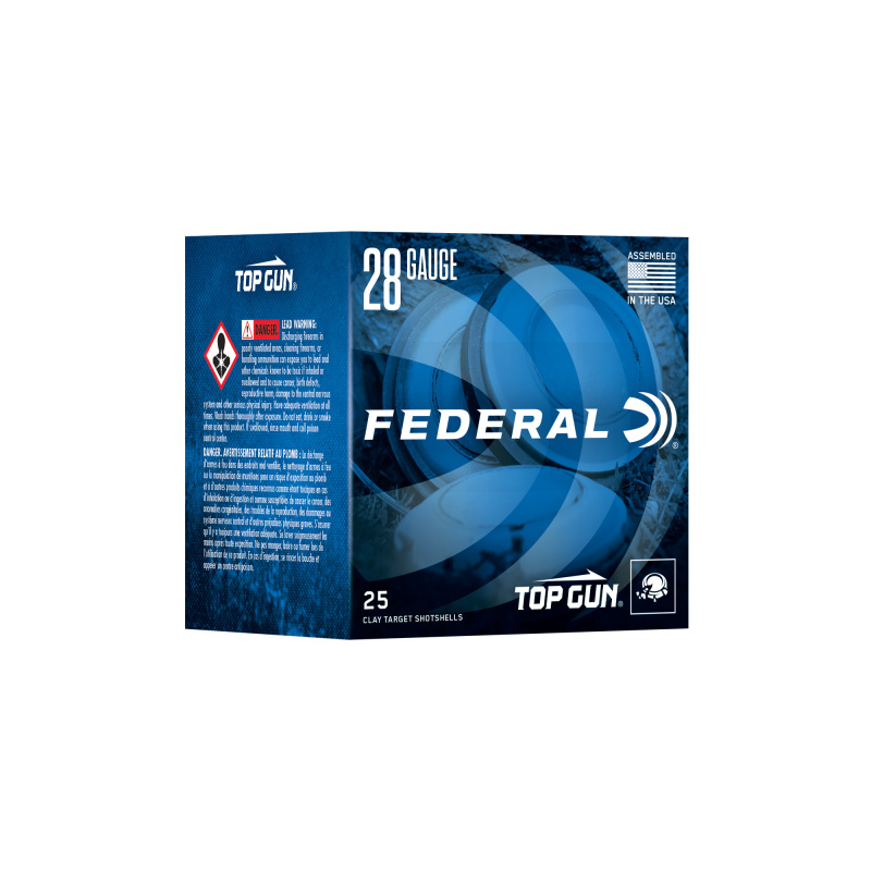 Top Gun, 28 Gauge 2.75", #9, 3/4 oz, Lead, 25 Round Box TGS2821 9