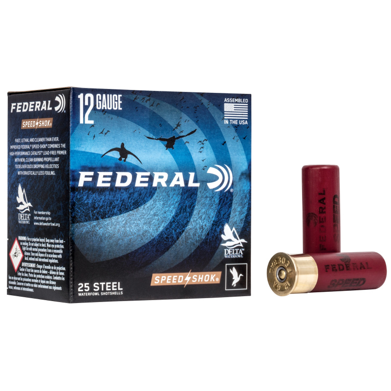 Speed-Shok Steel 12 Gauge 3 Inch 1550 FPS 1.125 Ounce 3 Shot