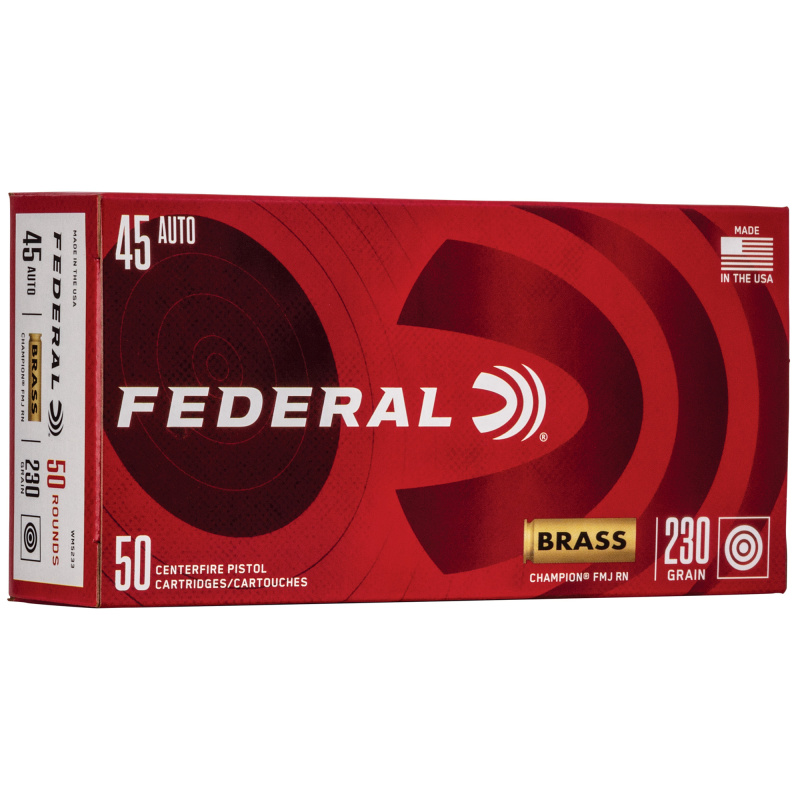 Champion, 45 ACP, 230Gr, Full Metal Jacket, 50 Round Box WM5233