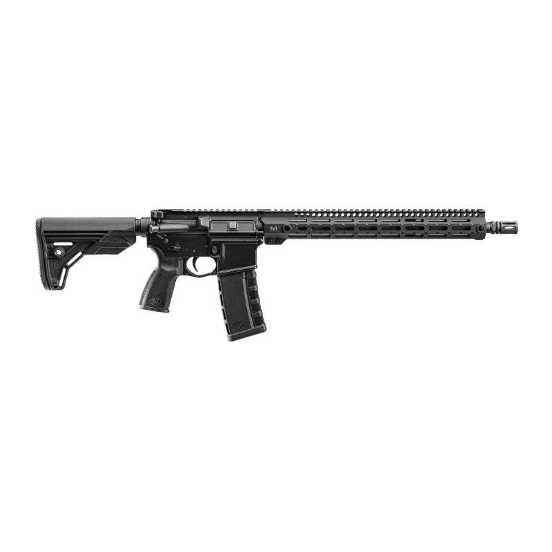FN15 TAC3 Duty, Semi-automatic Rifle| 223 Remington/556NATO, 16" Cold Hammer Forged Barrel, 1:7 Twist, Black, Anodized Finish, FN Polymer Grip, FN 6-Position Collapsible Stock, M-LOK Handguard With QD Points, 30 Rounds, 1 Magazine, Mid-Length Gas System,