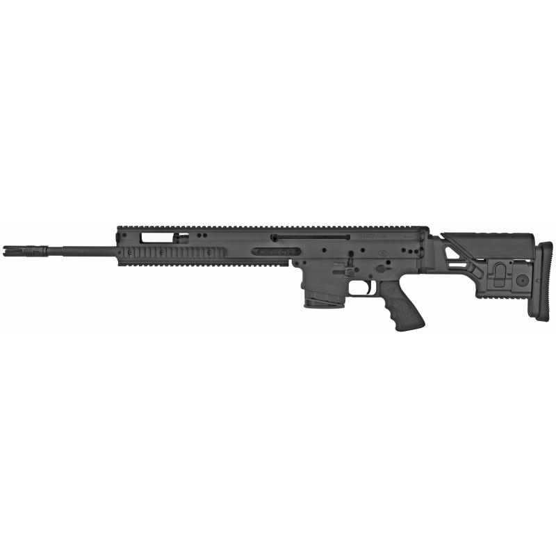 SCAR 20S NRCH | 6.5mm Creedmoor, 20" Barrel 1:10” twist, Black, Non-Reciprocating Charging Handles (NRCH),  1 10 Round Magazine