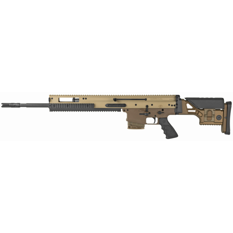 SCAR 20S NRCH | 6.5mm Creedmoor, 20" Barrel 1:10” twist, Flat Dark Earth, Non-Reciprocating Charging Handles (NRCH),  1 10 Round Magazine