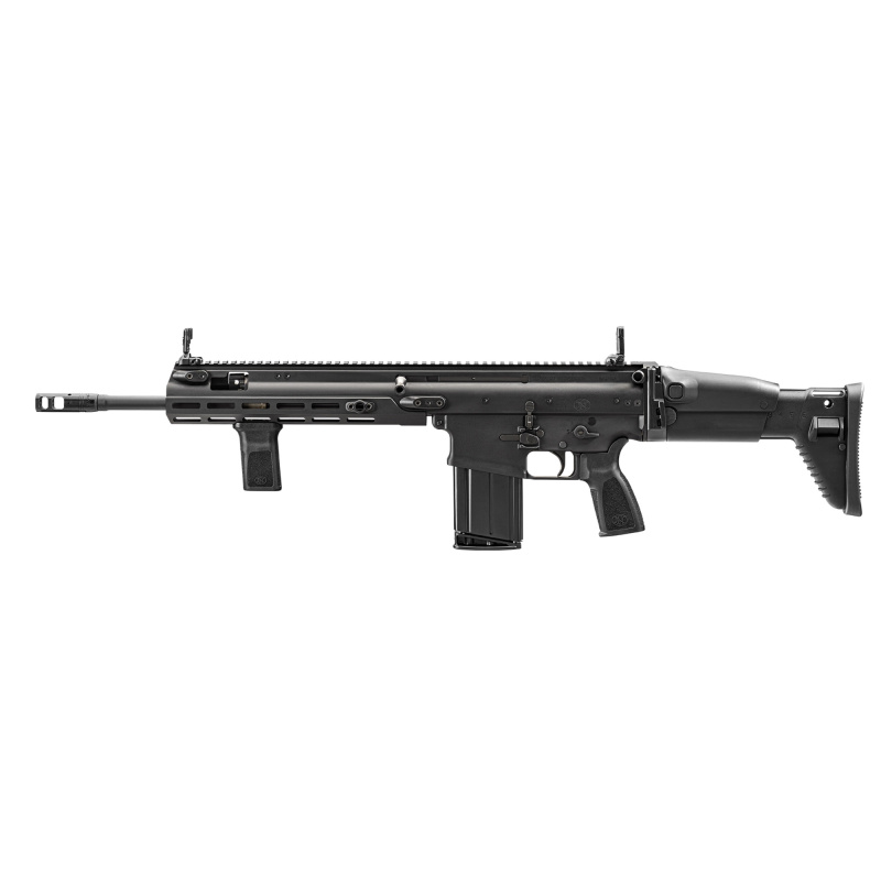 SCAR 17S, Semi-automatic Rifle, 308 Winchester/7.62 NATO, 16.25" Barrel, Black, Adjustable Stock, M-LOK Rail System, 20 Rounds, Includes Vertical Foregrip, Piston Removal Tool, and Soft Case with Modular Inserts 38-102017-100