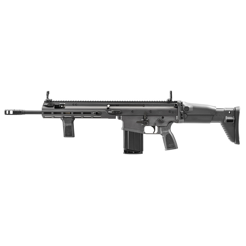 SCAR 17S, Semi-automatic Rifle, 308 Winchester/7.62 NATO, 16.25" Barrel, Grey, Adjustable Stock, M-LOK Rail System, 20 Rounds, Includes Vertical Foregrip, Piston Removal Tool, and Soft Case with Modular Inserts 38-102017-300
