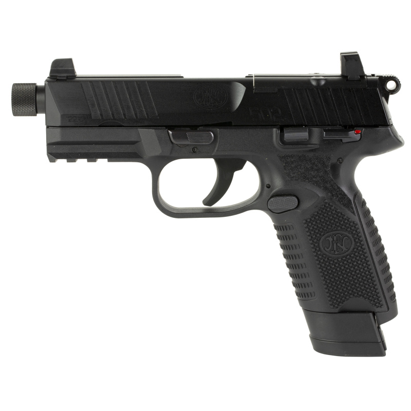 502 Tactical | 22LR, 4.6" Threaded Barrel, SAO, Optics Ready, Black, 1 15Round Magazine,1 10 Round Magazine, NOT AVAILABLE FOR TRANSFER IN MN