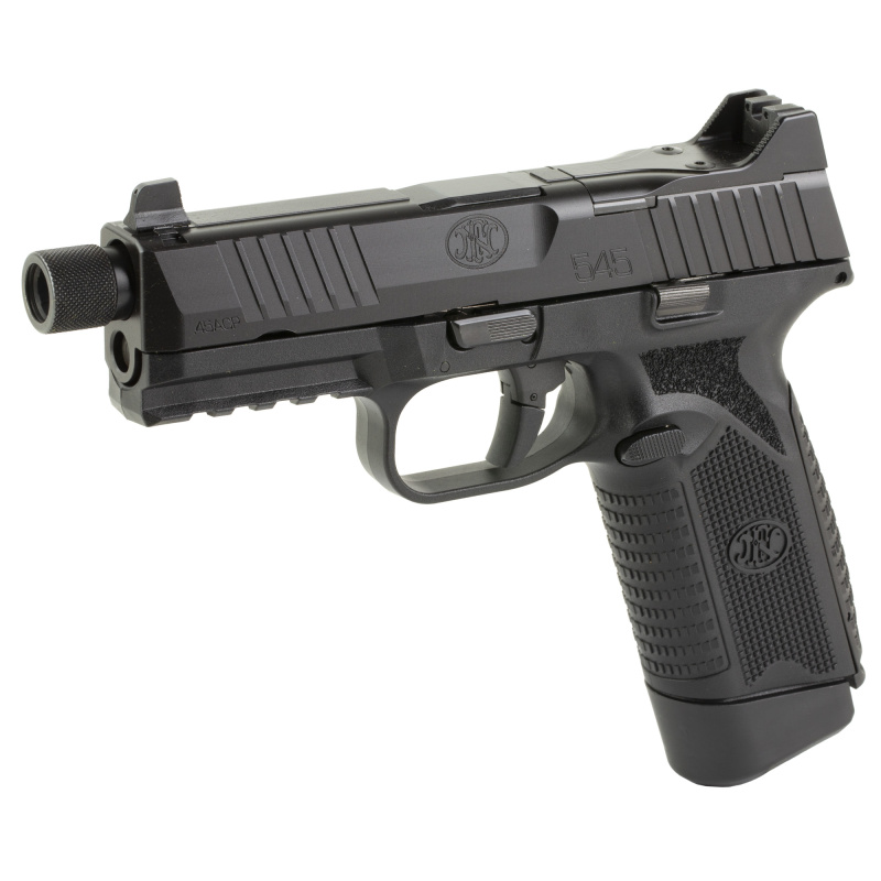 545 Tactical | 45ACP, 4.71" Threaded Barrel, Optics Ready, Black, 1 15 Rd Magazine, 1 18 Rd Magazine, Soft Case
