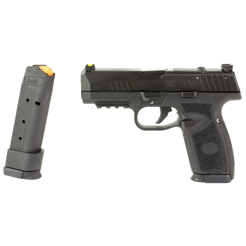 309 MRD, Striker Fired, Semi-automatic, Polymer Framed Pistol, Compact, 9MM, 3.8" Barrel, Matte Finish, Black, Optics Ready Slide, Leupold DPP/Shield RMSc Footprint, Fiber Optic Front Sight, U-Notch Rear Sight, (1)-20 Round Magazine and (1)-16 Round Maga
