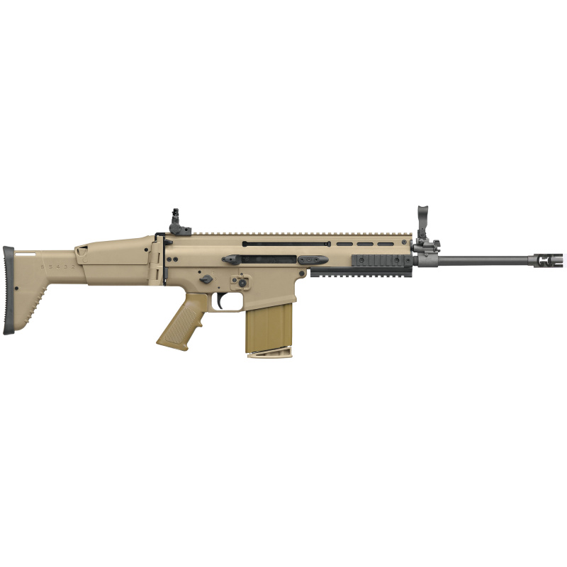 SCAR 17S NRCH | 7.62x51mm NATO, 16.25" Barrel, Flat Dark Earth, Non-Reciprocating Charging Handles (NRCH) 1 20 Round Magazine