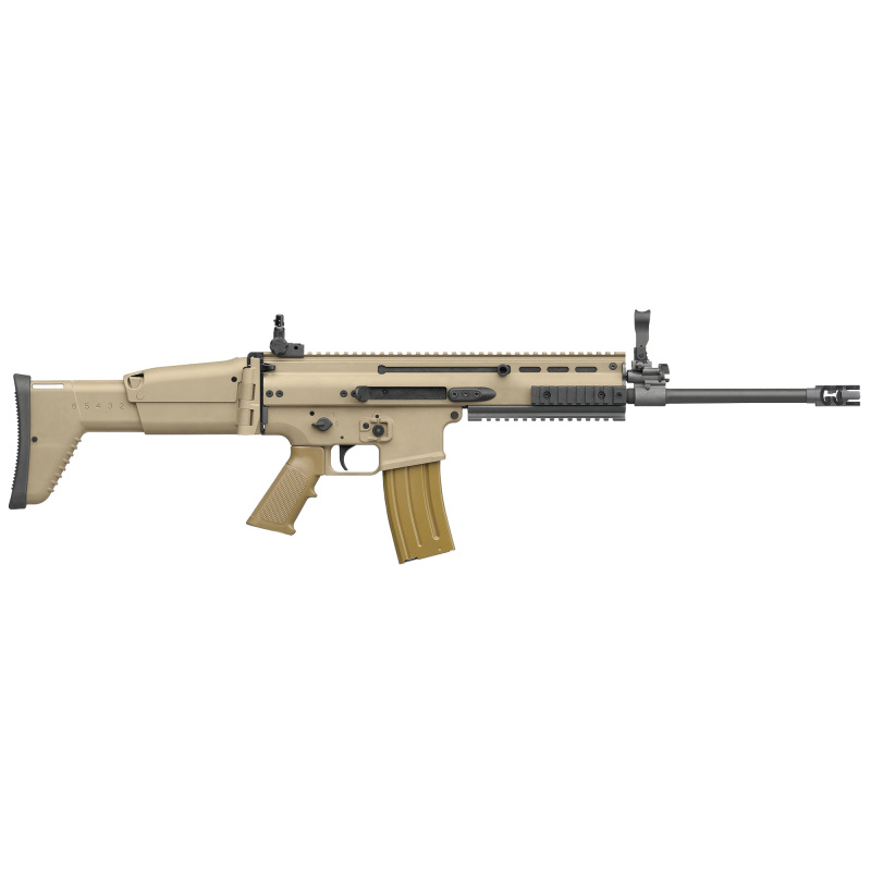 SCAR 16S NRCH, Semi-automatic Rifle, 223 Rem/556NATO, 16" Barrel, Flat Dark Earth, Synthetic Stock, Adjustable Sights, 10 Rounds, Made in the U.S.A. 98601-2