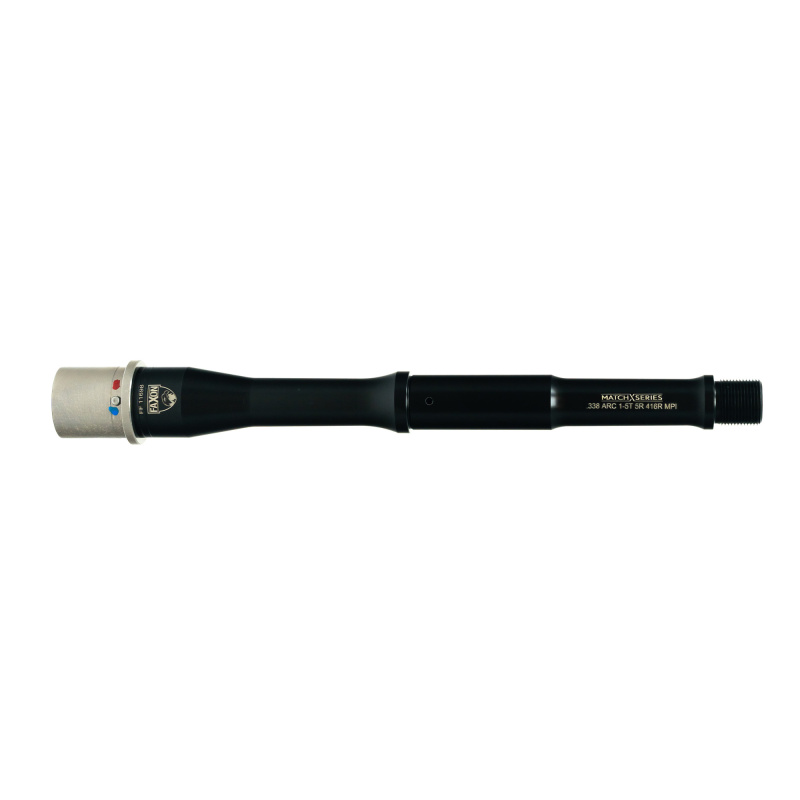 Match Series, Gunner Profile Barrel, 338 ARC, 9", Pistol Length Gas System, Fits AR-15, Nitride Finish, Black 15B338A5P9NGQ-5R-NP3