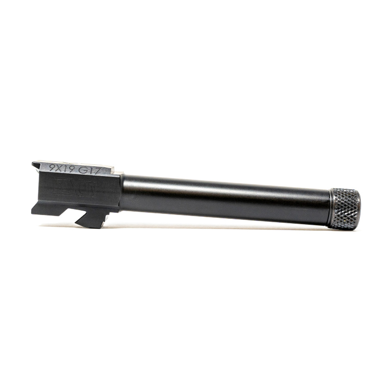 Duty Series, 1:10 Twist Barrel, 9MM, For Glock 17, Gen 2-5, Threaded 1/2X28, Nitride Finish, Black GA910N17NGQ-T
