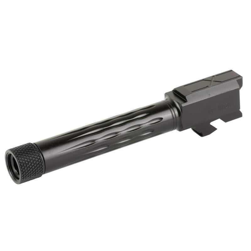 Match Series, 1:10 Twist Barrel, 4.5", 9MM, For Glock 19 Gen 2-5/19X/45, Threaded 1/2x28, Nitride Finish, Black GB910N19LGQ-T