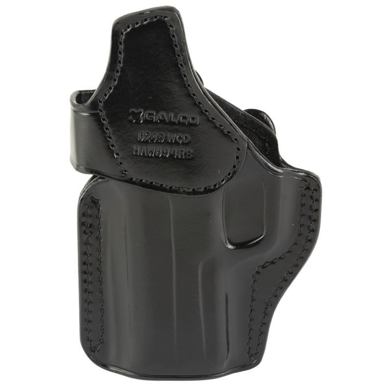Hawkeye Holster, Fits Sig P365 X-Macro with Red Dot, Right Hand, Leather Construction, Black HAW894RB