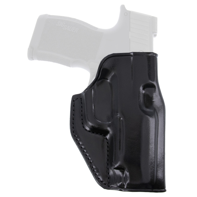 Stinger, Outside the Waistband, Belt Holster, Fits Sig Sauer P365XL, Sig Sauer P365XL SPECTRE COMP, Leather Construction, Black, Right Hand SG870B