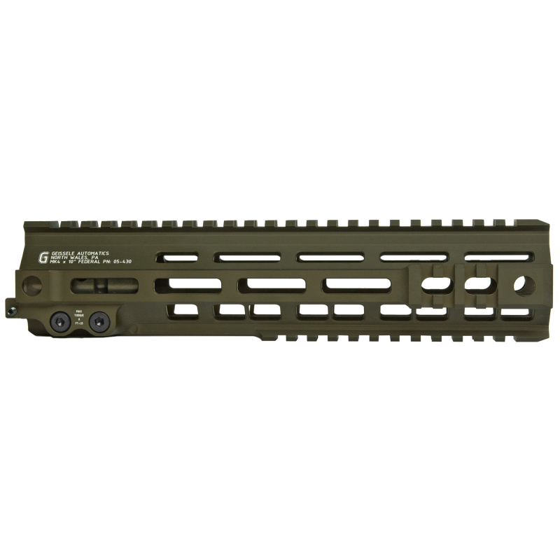MK4 Federal, Rail, OD Green, MLOK, AR15, 10" 05-430ODG