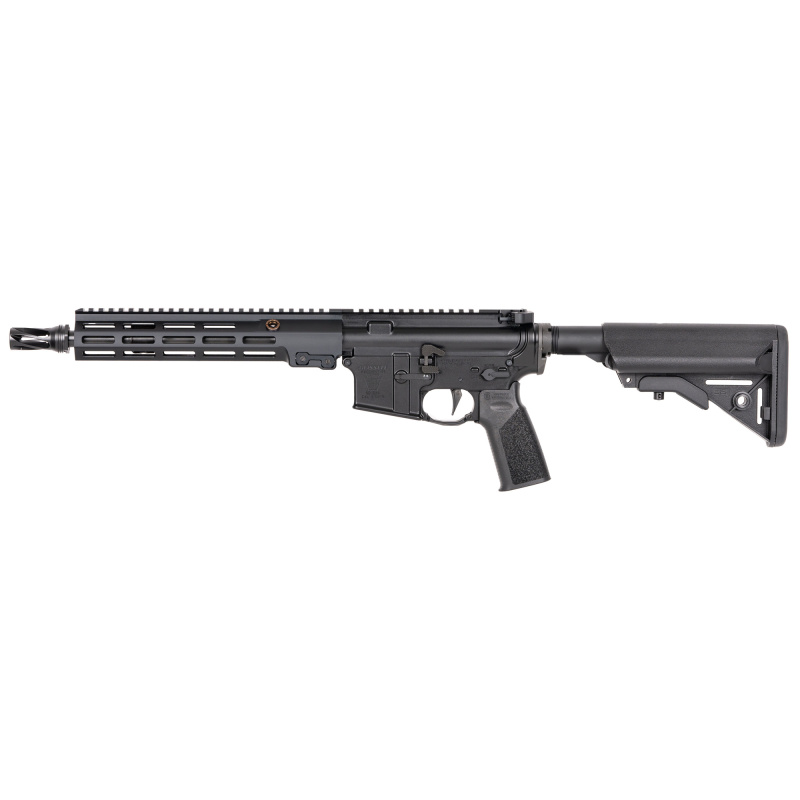 Super Duty Mod1, Semi-automatic, Short Barreled Rifle, 223 Remington/556NATO, 11.5" Cold Hammer Forged Barrel, 1-7 Twist, HUXWRK QD 556 Flash Hider, Carbine Gas System, Anodized Finish, Black, B5 Systems Enhanced SOPMOD Stock with QD Endplate, Geissele A