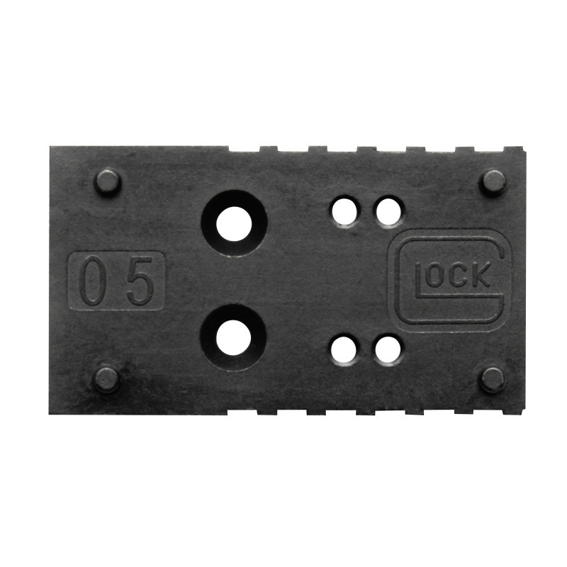 MOS Plate, Size 05, Fits Docter/Meopta/Insight Footprint, For Glock MOS Gen 5 45ACP/10mm, Black 74012