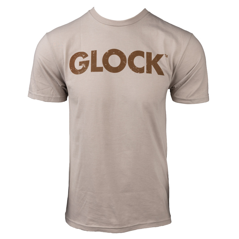 OEM Caliber Tee, Short Sleeve, XLarge, Tan and Brown AP96375