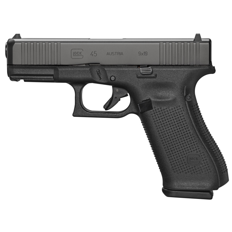 G45 | 9mm, 4.02in Barrel, Three 17rd Magazines, Black Finish