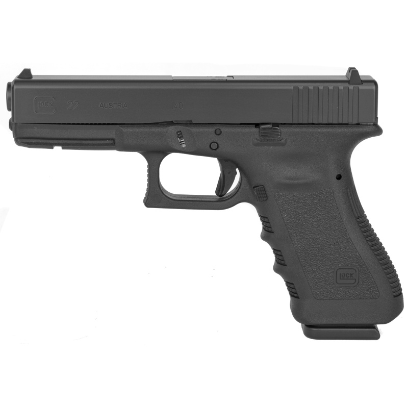 G22 Gen3 | .40 S&W, 4.49in Barrel, Two 15rd Magazines, Black Finish