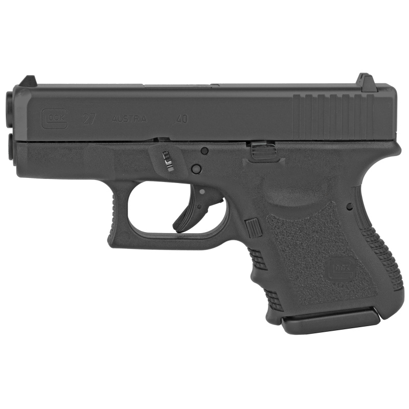 27 Gen 3 .40 Smith & Wesson 3.47 Inch Barrel Black Finish Fixed Sights 9 Round