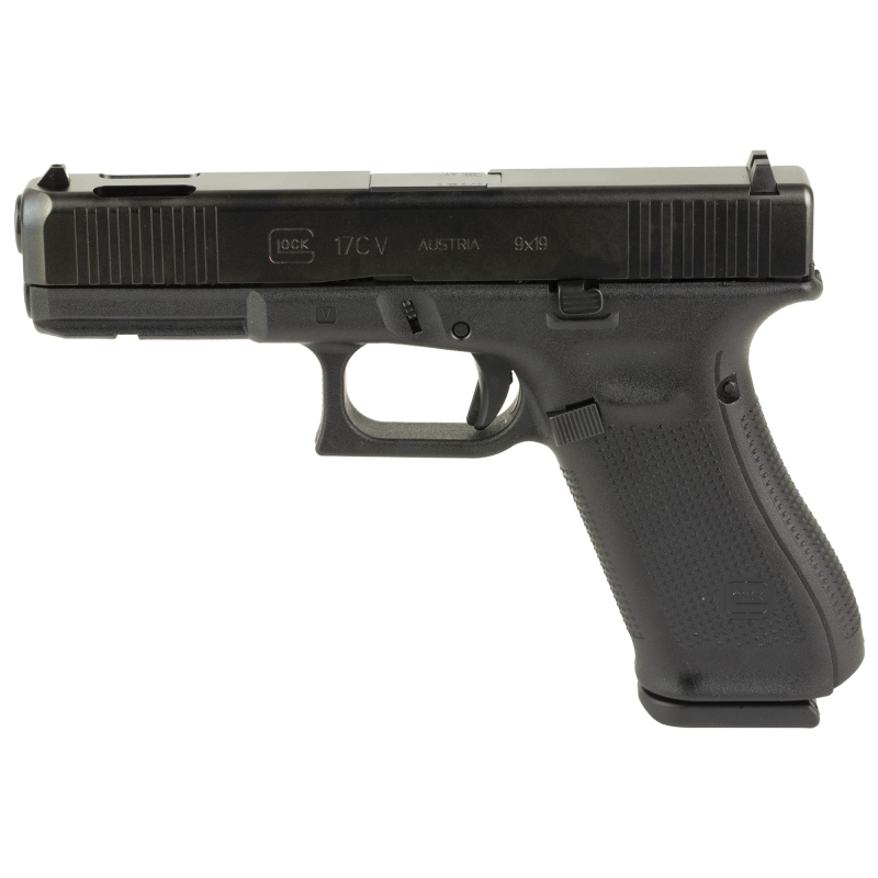 17C (V), Semi-automatic, Striker Fired, Polymer Frame Pistol, Full Size, 9MM, 4.49" Ported Barrel, Matte Finish, Black, 17 Rounds PV1759203
