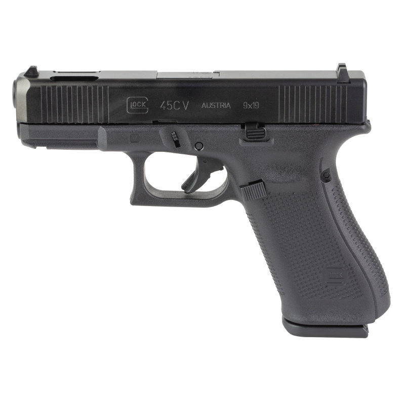 45C (V), Semi-automatic, Striker Fired, Polymer Frame Pistol, Full Size, 9MM, 4.02" Ported Barrel, Matte Finish, Black, Fixed Sights, 10 Rounds PV4559201