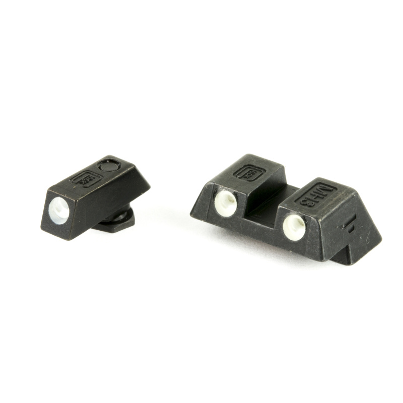 Glock OEM Night Sights, 6.1mm, Fits Glock 42 & 43, Green Dot, Steel 39930